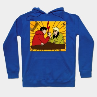 Funny Colorful Arm Wrestling Hoodie